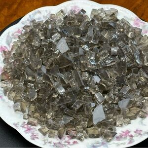 Mosaic Cut Glass Smokey Champagne 1 pound great for Resin Projects